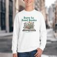 Born To Read Books Forced To Read Emails Book Lover Youth Crewneck Sweatshirt