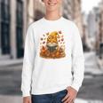 Cute Autumn Gnome Reading Pumpkin Book Lover Youth Crewneck Sweatshirt Cute Autumn Gnome Reading Pumpkin Book Lover Youth Crewneck Sweatshirt