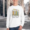 Easily Distracted By Plants And Books Bookworm Gardening Youth Crewneck Sweatshirt