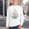 Live Laugh & Love Books Reading Butterfly Book Lover Bookish Premium Youth Crewneck Sweatshirt