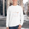 Read Books Be Weird Stay Feral Opossum Youth Crewneck Sweatshirt