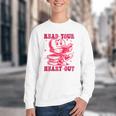 Read Your Heart Out Valentines Day Book Lover Bookish Teach Youth Crewneck Sweatshirt