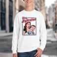 Retro Vampire Book Cover Style Stay Hydrated Halloween Youth Crewneck Sweatshirt