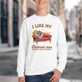 Smutty Book Lover I Like My Fictional Men Spicy Book Youth Crewneck Sweatshirt