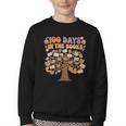 100 Days Of School 100 Days In The Books Librarian Read Youth Crewneck Sweatshirt