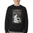 Anti-Social Book-Club Cat Graphic Youth Crewneck Sweatshirt Anti-Social Book-Club Cat Graphic Youth Crewneck Sweatshirt