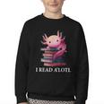 Axolotl Book Lover Librarian Reading Library Readers Youth Crewneck Sweatshirt Axolotl Book Lover Librarian Reading Library Readers Youth Crewneck Sweatshirt