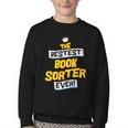 Best Book Sorter Job Occupation Youth Crewneck Sweatshirt