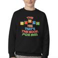 The BIBLE Yes That's The Book For Me Youth Crewneck Sweatshirt