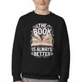 The Book Is Always Better Youth Crewneck Sweatshirt