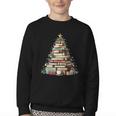 Book Christmas Tree Books Lovers Xmas Teacher Men Women Kids Youth Crewneck Sweatshirt Book Christmas Tree Books Lovers Xmas Teacher Men Women Kids Youth Crewneck Sweatshirt