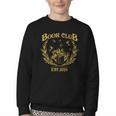 Book Club Since Reading Club EST 2024 Book Lover Social Club Youth Crewneck Sweatshirt