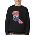 Book Worm Pun Read Reading Librarian America Men Women Kids Youth Crewneck Sweatshirt