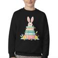 All Booked For Easter Shirt Bookworm Reading Book Reader Youth Crewneck Sweatshirt