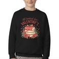 All Booked For Valentine's Book Lovers Romantic Readers Youth Crewneck Sweatshirt All Booked For Valentine's Book Lovers Romantic Readers Youth Crewneck Sweatshirt