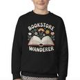 Bookstore Wanderers Retro Women Book Lovers Youth Crewneck Sweatshirt