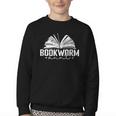 Bookworm Aunt Reading Lover Youth Crewneck Sweatshirt