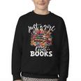 Bookworm For Women Just A Girl Who Loves Books Youth Crewneck Sweatshirt Bookworm For Women Just A Girl Who Loves Books Youth Crewneck Sweatshirt
