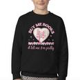 Buy Me Books And Tell Me I'm Pretty Coquette Book Lover Youth Crewneck Sweatshirt