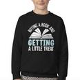 Buying A Book And Getting A Little Treat Youth Crewneck Sweatshirt