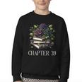 Chapter 39 39th Birthday Women Book Lovers Dark Romance Youth Crewneck Sweatshirt