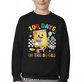 Cute 100 Days In The Books Groovy Boy Girl Teacher Youth Crewneck Sweatshirt Cute 100 Days In The Books Groovy Boy Girl Teacher Youth Crewneck Sweatshirt