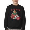 Cute Gingerbread Man Reading Book Nerd Christmas Bookish Youth Crewneck Sweatshirt Cute Gingerbread Man Reading Book Nerd Christmas Bookish Youth Crewneck Sweatshirt