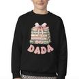 Dada Book First Chapter Birthday Family Matching Party Youth Crewneck Sweatshirt Dada Book First Chapter Birthday Family Matching Party Youth Crewneck Sweatshirt
