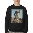 David And Goliath Bible Book Of Samuel King David Youth Crewneck Sweatshirt