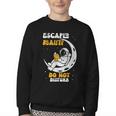 Escaped Reality Do Not Disturb Book Lover Youth Crewneck Sweatshirt