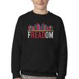 Freadom Shelf Read Reading Book Librarian Men Women Kids Youth Crewneck Sweatshirt
