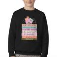 With Freedom Flowers Books And The Moon Youth Crewneck Sweatshirt
