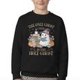 The Only Ghost I Need Is The Holy Ghost Books Reading Lovers Youth Crewneck Sweatshirt