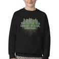 Go To a Library In Book Louisiana Pun LA Joke Baton Rouge Youth Crewneck Sweatshirt