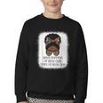 What Happens At Book Club Stays At Book Club Black Women Youth Crewneck Sweatshirt