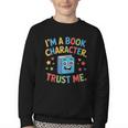 I'm a Book Character Costumes For Kids Storybook Character Youth Crewneck Sweatshirt