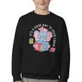 Its A Good Day To Read A Book Cute Elephant And Pig Edition Youth Crewneck Sweatshirt