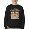 It’s a Good Day To Read a Book Lovers Library Reading Youth Crewneck Sweatshirt