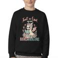 Just a Girl Who Loves Books And Dragons Book Dragon Lover Youth Crewneck Sweatshirt
