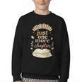 Just One More Chapter Cozy Book Lover Reading & Coffee Youth Crewneck Sweatshirt