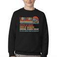 Librarian Definition Book Lover Library Workers Day Youth Crewneck Sweatshirt