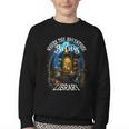 Library Where The Adventure Begins Book Reading Quote Youth Crewneck Sweatshirt