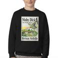 Moby Dick Book Cover Illustration Youth Crewneck Sweatshirt