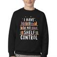 i Have No Shelf Control Book Lovers Book Reading Library Youth Crewneck Sweatshirt