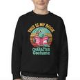 Pigeon Book Character Costume For Reading Day Youth Crewneck Sweatshirt Pigeon Book Character Costume For Reading Day Youth Crewneck Sweatshirt