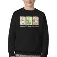 Preppy 100 Days Of School Goose Coffee Books Teacher Life Youth Crewneck Sweatshirt Preppy 100 Days Of School Goose Coffee Books Teacher Life Youth Crewneck Sweatshirt