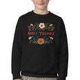 Pride And Prejudice Barely Tolerable Book Lover Bookish Youth Crewneck Sweatshirt