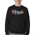 Read Your Heart Out Reading Librarian Book Across America Youth Crewneck Sweatshirt