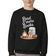 Read S'More Books Camping Outdoors Reading Campfire Smores Youth Crewneck Sweatshirt