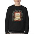 A Reader Without Their Book Is A Tragedy Dragon Rider Quote Youth Crewneck Sweatshirt